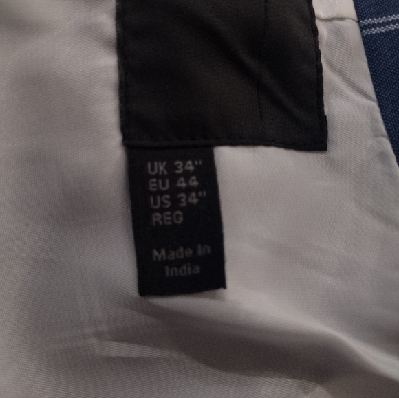 ASOS MEN'S PLAID BLAZER SUIT JACKET -NWT SZ 34" - Picture 6 of 6